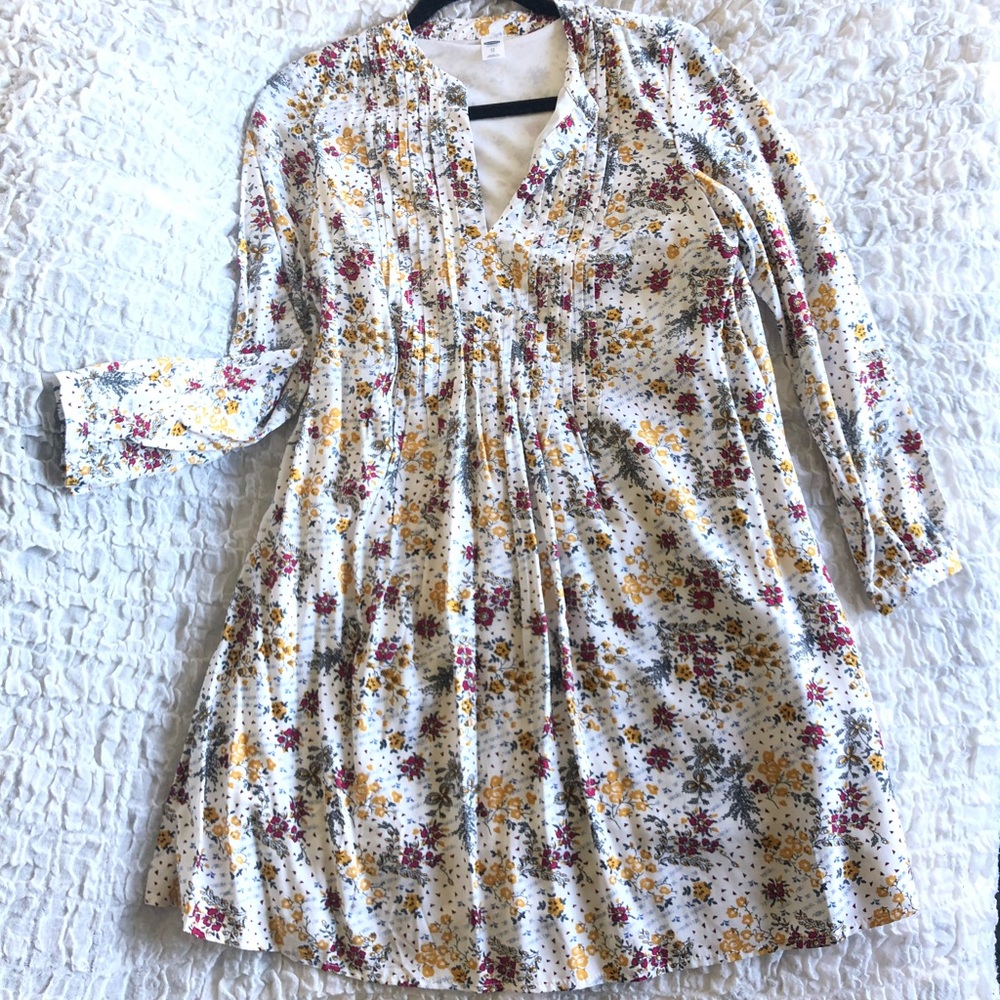 Floral print “Georgette” swing dress